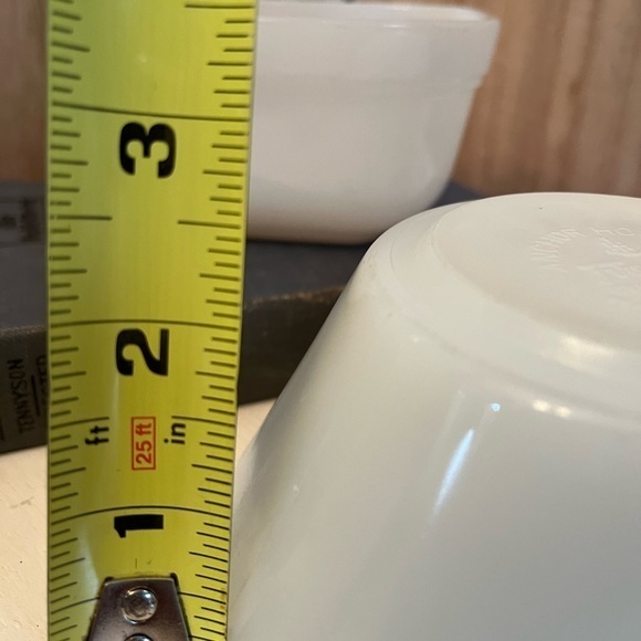 Fire king anchor hocking‎ milk glass handle soup bowl set - Picture 8 of 11